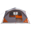 vidaXL Cort instant cu acoperis gri si portocalie 365 x 380 x 200 cm