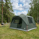 vidaXL Cort instant verde army 365 x 380 x 200 cm poliester si otel
