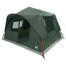 vidaXL Cort instant verde army 365 x 380 x 200 cm poliester si otel