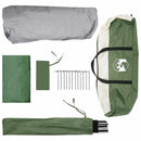 vidaXL Cort instant verde 365 x 280 x 200 cm poliester si otel