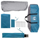vidaXL Cort instant albastru 365 x 280 x 200 cm poliester si otel