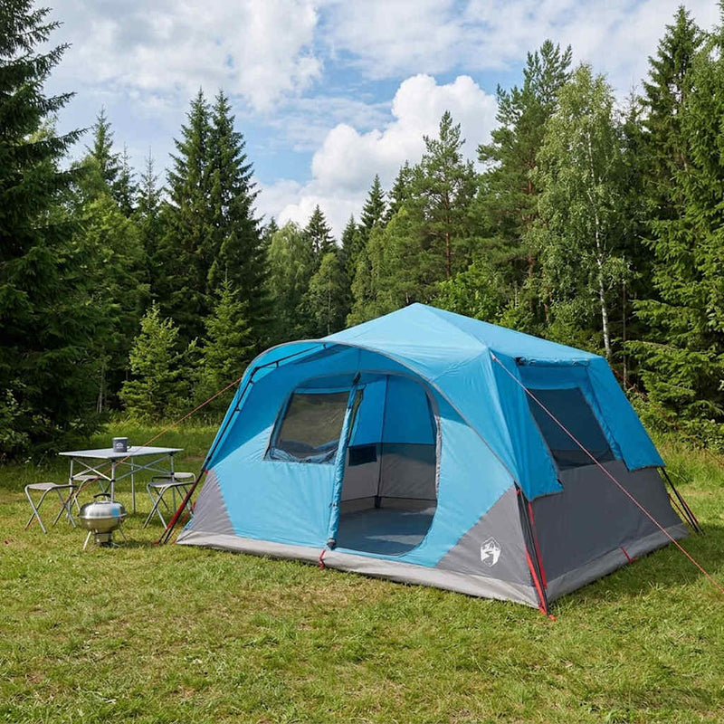 vidaXL Cort instant albastru 365 x 280 x 200 cm poliester si otel