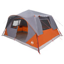 vidaXL Cort instant cu acoperis gri si portocalie 365 x 280 x 200 cm