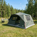 vidaXL Cort instant verde army 365 x 280 x 200 cm poliester si otel