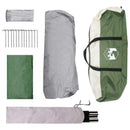 vidaXL Cort de familie verde 305 x 275 x 190 cm poliester si otel