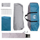 vidaXL Cort de familie albastru 305 x 275 x 190 cm poliester si otel