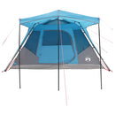 vidaXL Cort de familie albastru 305 x 275 x 190 cm poliester si otel