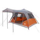 vidaXL Cort de familie gri si portocalie 305 x 275 x 190 cm