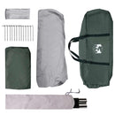 vidaXL Cort de familie verde army 305 x 275 x 190 cm poliester si otel