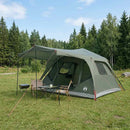 vidaXL Cort de familie verde army 305 x 275 x 190 cm poliester si otel