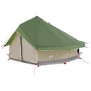 vidaXL Cort Tipi verde 700 x 700 x 395 cm poliester si otel