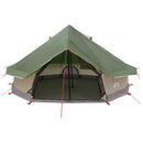 vidaXL Cort Tipi verde 700 x 700 x 395 cm poliester si otel