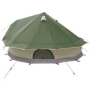 vidaXL Cort Tipi verde 700 x 700 x 395 cm poliester si otel
