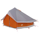 vidaXL Cort Tipi cu acoperis gri si portocalie 700 x 700 x 395 cm