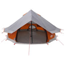 vidaXL Cort Tipi cu acoperis gri si portocalie 700 x 700 x 395 cm