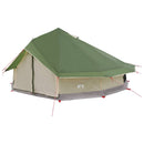 vidaXL Cort Tipi verde 800 x 800 x 430 cm poliester si otel