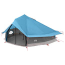 vidaXL Cort Tipi albastru 800 x 800 x 430 cm Poliester si otel