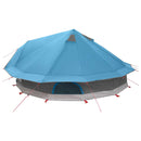 vidaXL Cort Tipi albastru 800 x 800 x 430 cm Poliester si otel