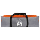 vidaXL Cort Tipi cu acoperis gri si portocalie 800 x 800 x 430 cm