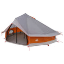 vidaXL Cort Tipi cu acoperis gri si portocalie 800 x 800 x 430 cm