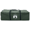 vidaXL Cort Tipi Verde Army 800 x 800 x 430 cm Poliester și oțel