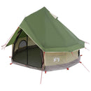 vidaXL Cort Tipi cu acoperis verde 250 x 250 cm poliester si otel