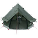vidaXL Cort Tipi cu acoperis verde army 250 x 250 cm poliester si otel