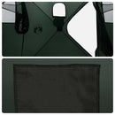 vidaXL Cort de vanatoare cu acoperis verde army 143 x 143 x 165 cm