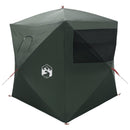 vidaXL Cort de vanatoare cu acoperis verde army 143 x 143 x 165 cm