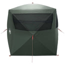 vidaXL Cort de vanatoare cu acoperis verde army 143 x 143 x 165 cm