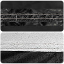 vidaXL Cort de vanatoare cu acoperis alb blackout 143 x 143 x 165 cm