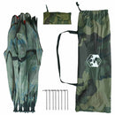 vidaXL Cort de vanatoare camuflaj 143 x 143 x 165 cm poliester si otel