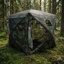 vidaXL Cort de vanatoare camuflaj 143 x 143 x 165 cm poliester si otel