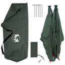 vidaXL Cort de vanatoare cu acoperis verde army 145 x 145 x 150 cm