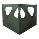 vidaXL Cort de vanatoare cu acoperis verde army 145 x 145 x 150 cm