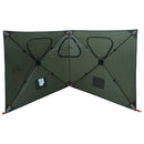 vidaXL Cort de vanatoare cu acoperis verde army 145 x 145 x 150 cm