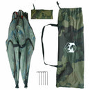 vidaXL Cort de vanatoare camuflaj 145 x 145 x 150 cm poliester si otel
