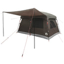 vidaXL Cort de familie culoare maro gri 320 x 210 x 180 cm poliester