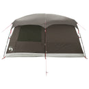 vidaXL Cort de familie culoare maro gri 320 x 210 x 180 cm poliester