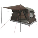vidaXL Cort de familie culoare maro gri 380 x 260 x 190 cm poliester