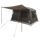 vidaXL Cort de familie culoare maro gri 380 x 260 x 190 cm poliester