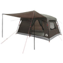 vidaXL Cort de familie cu acoperis culoare maro gri 420 x 305 x 200 cm