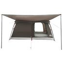 vidaXL Cort de familie cu acoperis culoare maro gri 420 x 305 x 200 cm