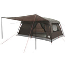 vidaXL Cort de familie cu acoperis culoare maro gri 500 x 400 x 230 cm