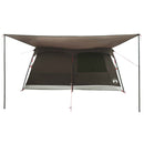 vidaXL Cort de familie cu acoperis culoare maro gri 500 x 400 x 230 cm