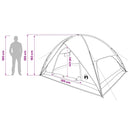 vidaXL Cort de camping cu protectie impotriva ploii rezistent la apa