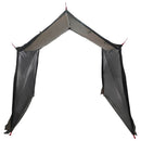 vidaXL Cort de camping cu pereti din plasa culoare maro gri