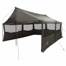 vidaXL Cort de familie cu acoperis gri caramiziu 450 x 400 x 265 cm