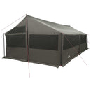 vidaXL Cort de familie cu acoperis gri caramiziu 600 x 400 x 268 cm