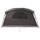 vidaXL Cort tunel cu acoperis culoare maro gri 366 x 244 x 198 cm